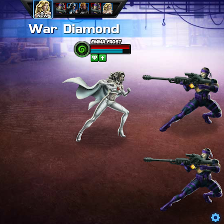 Marvel Avengers Alliance: Emma Frost Does War Diamond