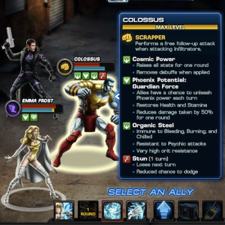 Marvel Avengers Alliance: Colossus:  Phoenix Five Uniform